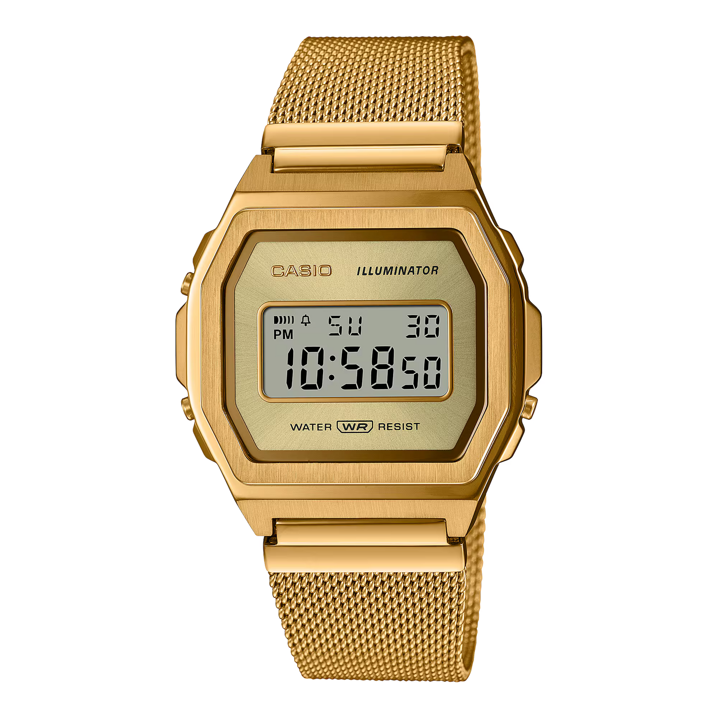 CASIO A1000MG-9VT A1000MG A1000 RARE GOLD/MOP DIGITAL WATCH