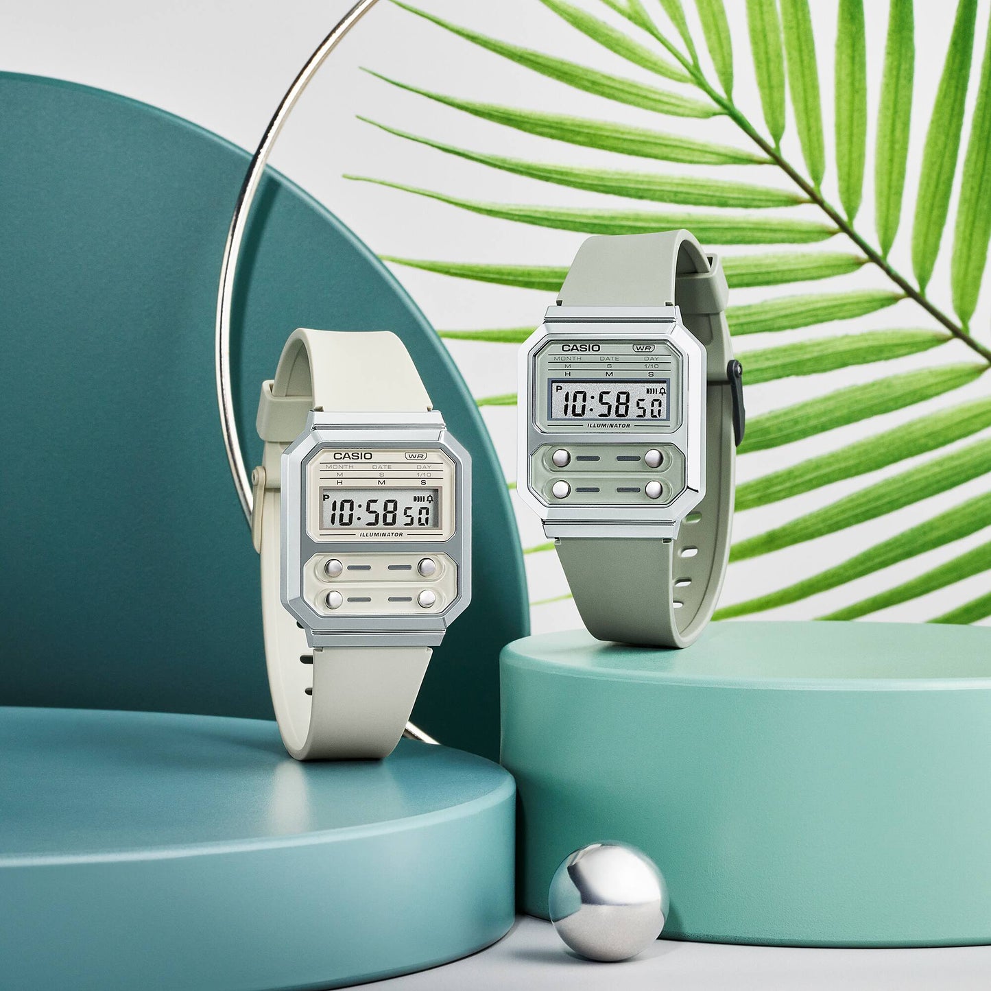 CASIO A100WEF-8A A100WEF A100 WHITE DIGITAL WATCH