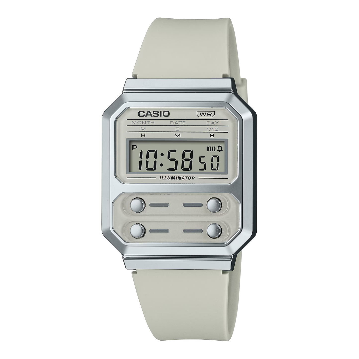CASIO A100WEF-8A A100WEF A100 WHITE DIGITAL WATCH