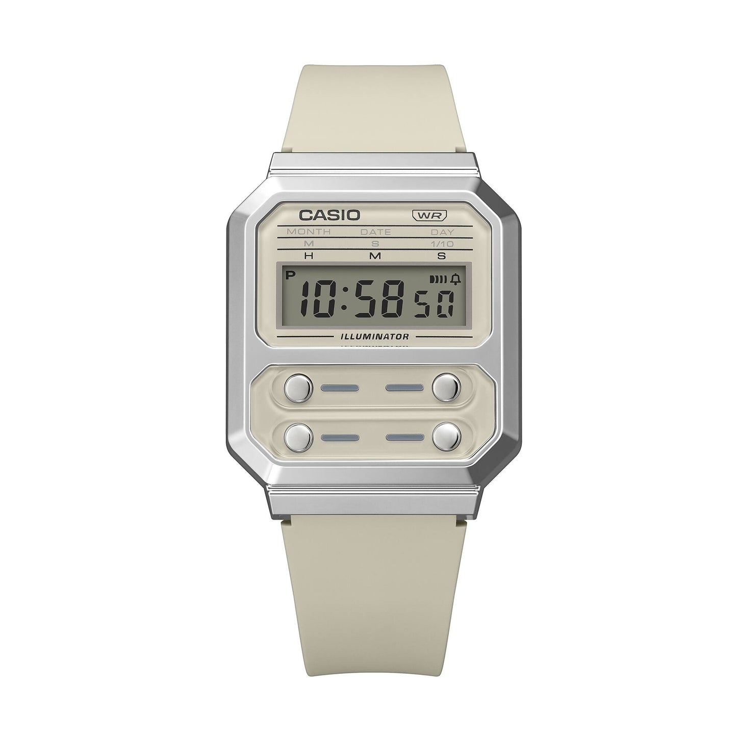 CASIO A100WEF-8A A100WEF A100 WHITE DIGITAL WATCH