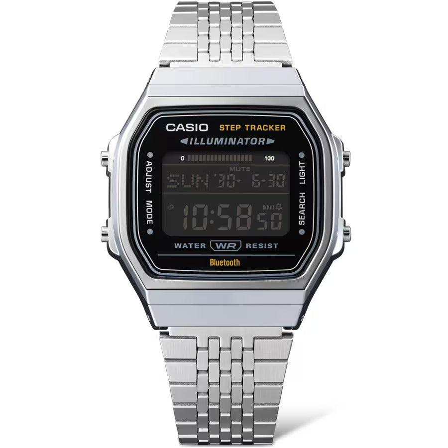 CASIO ABL-100WE-1B ABL-100WE STAINLESS STEEL BLUETOOTH DIGITAL WATCH