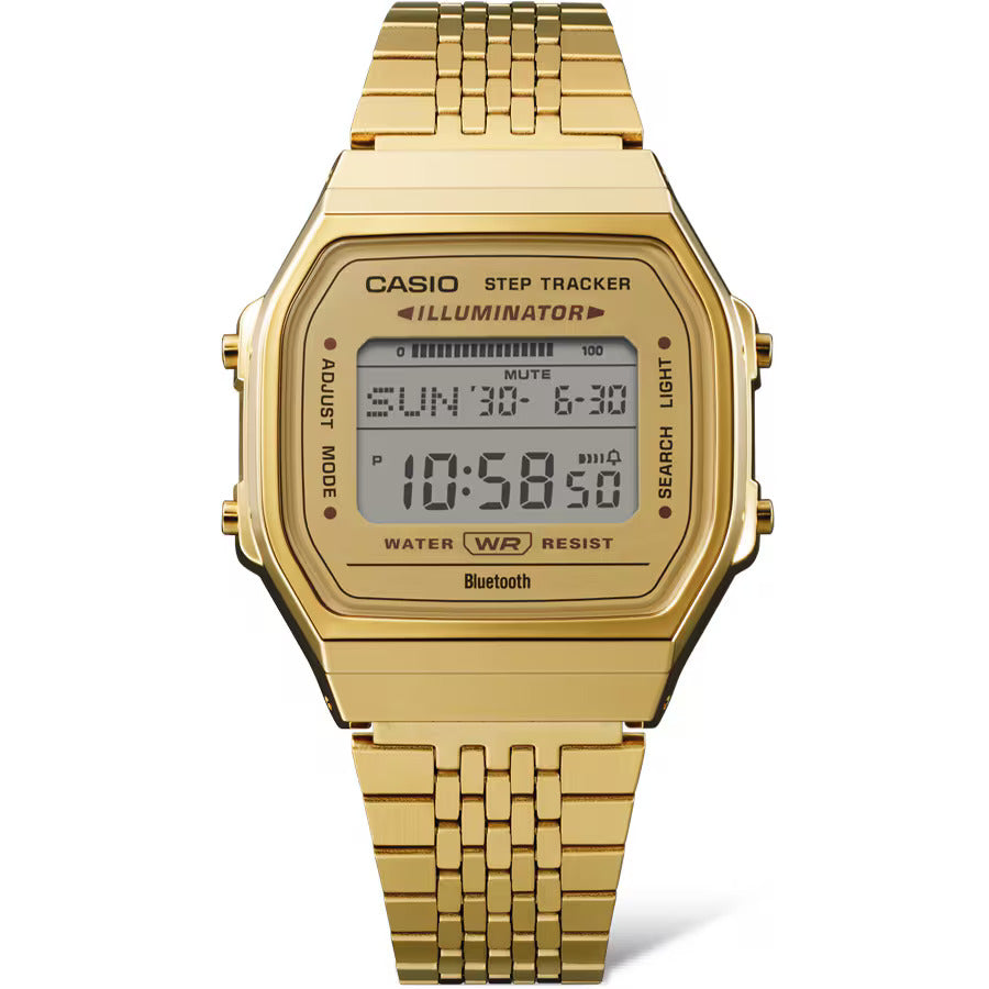 CASIO ABL-100WEG-9A ABL100WEG GOLD BLUETOOTH DIGITAL WATCH