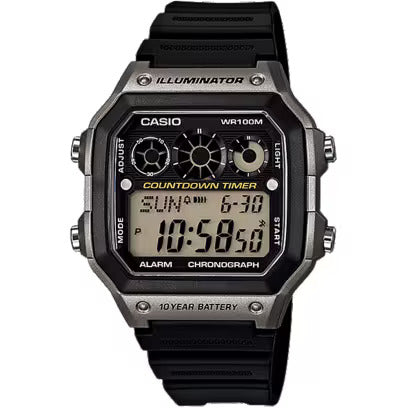 CASIO AE-1300WH-8AV AE1300 BLACK DIGITAL WATCH