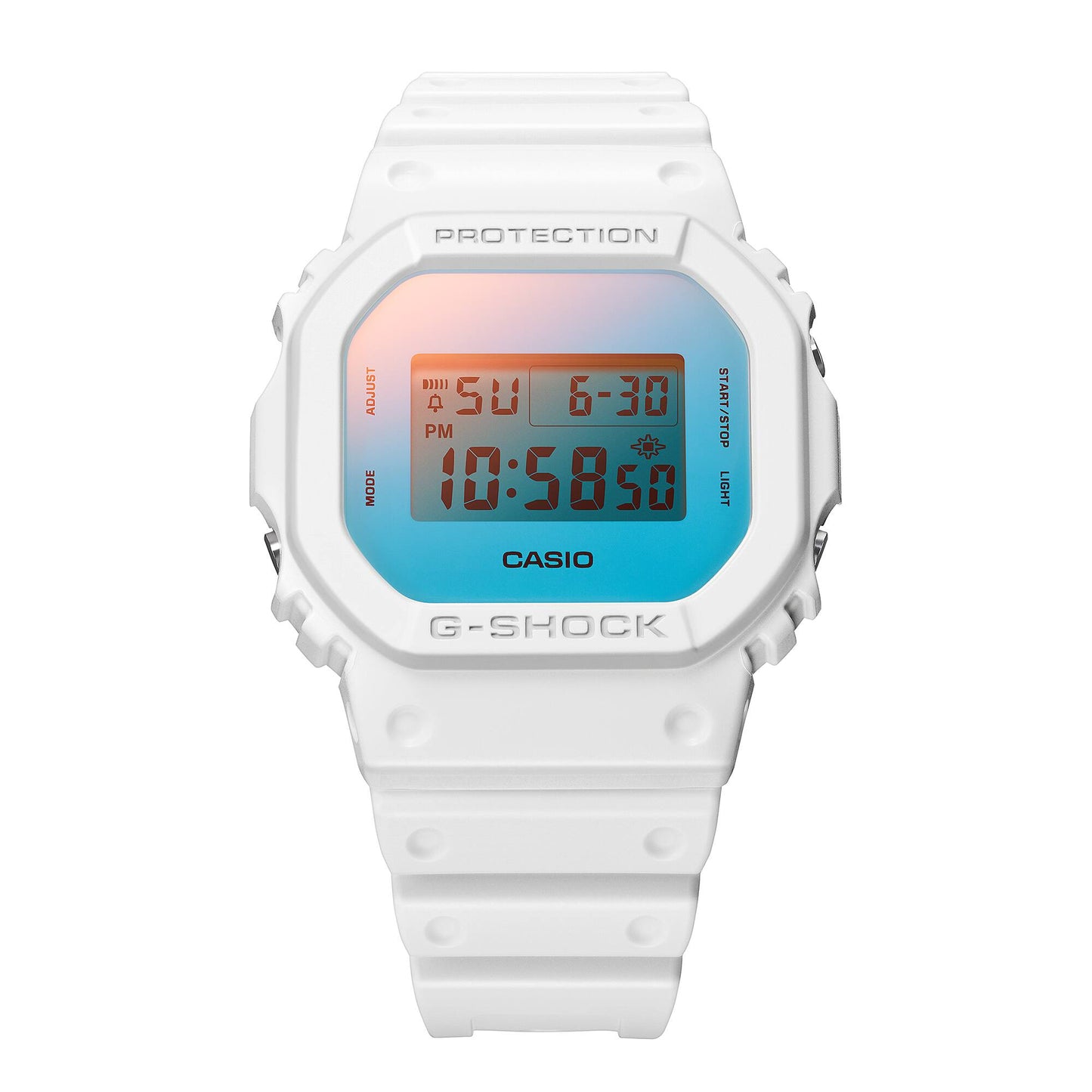CASIO G-SHOCK DW-5600TL-7 DW5600TL VAPOR WHITE DIGITAL WATCH