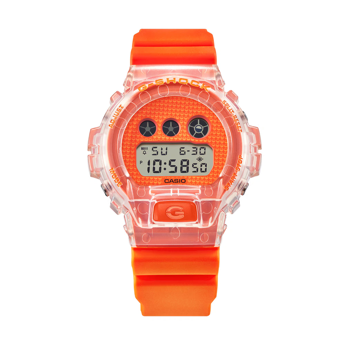 CASIO G-SHOCK DW-6900GL-4 ORANGE "LUCKY DROP" DIGITAL WATCH