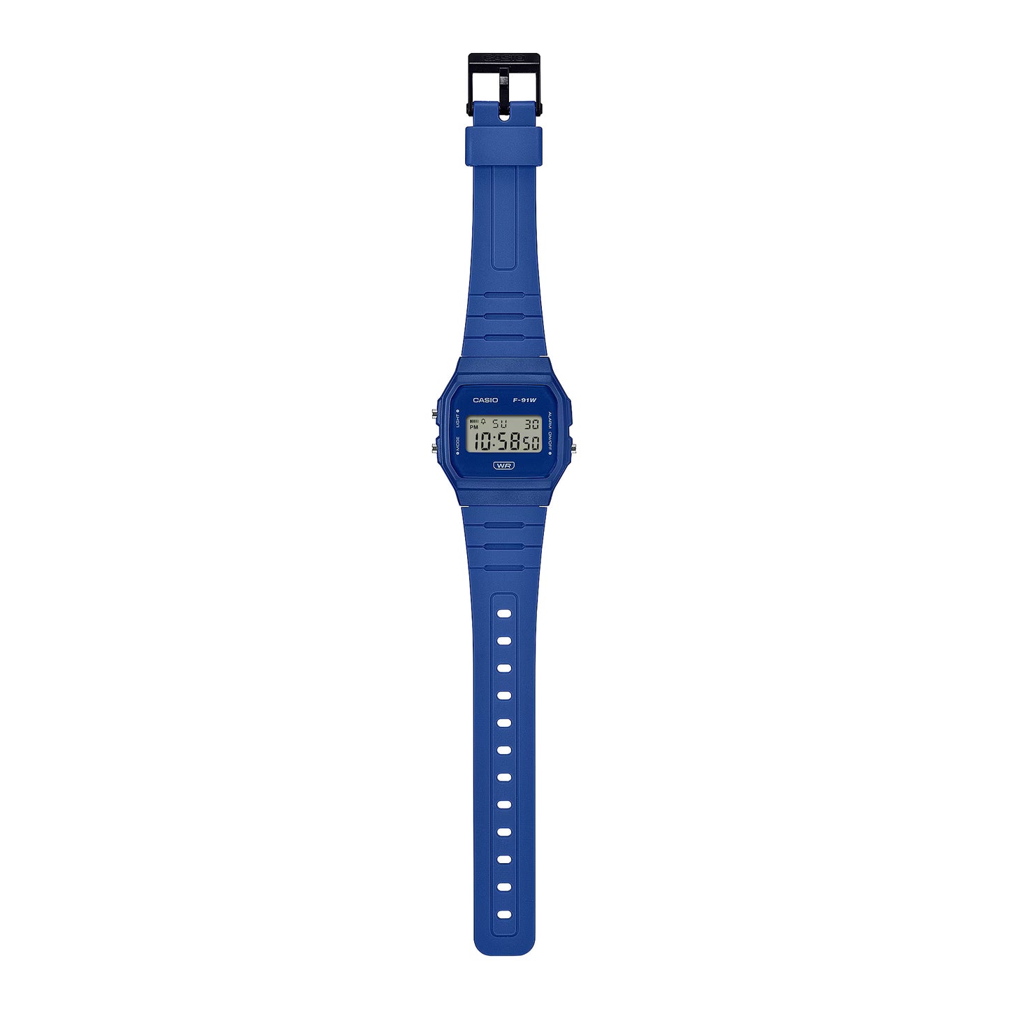 CASIO F91WB-2A1 F-91WB-2A1 BLUE DIGITAL WATCH