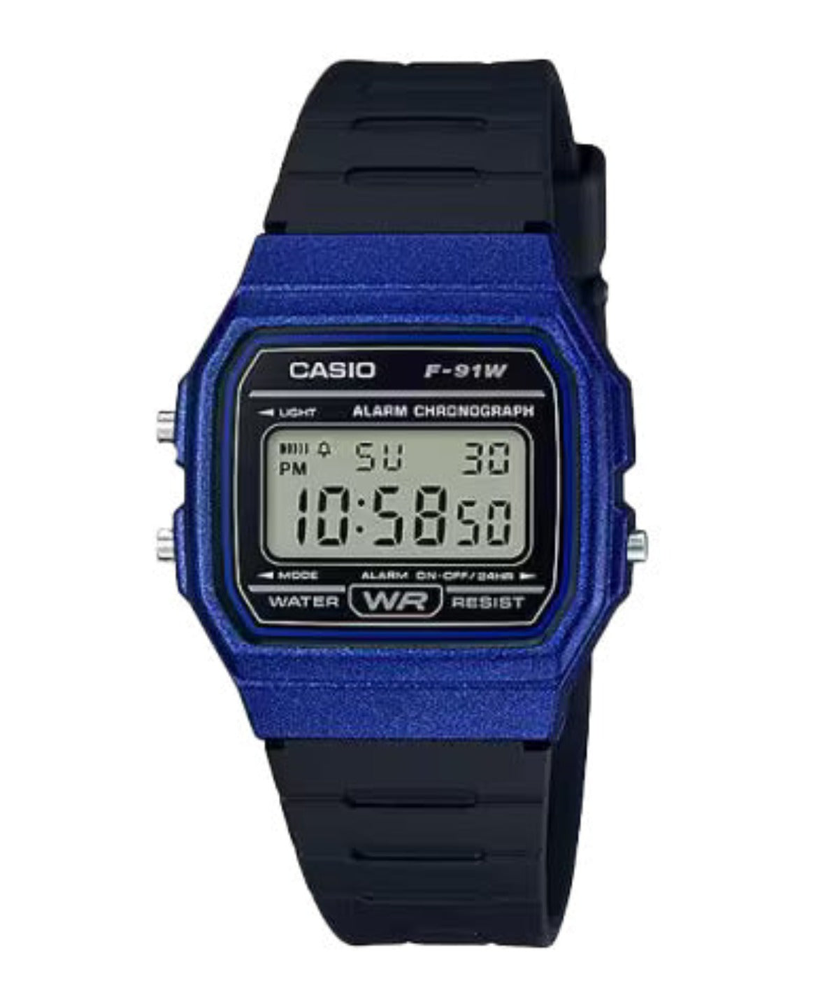 CASIO F91WM-2A BLUE DIGITAL WATCH