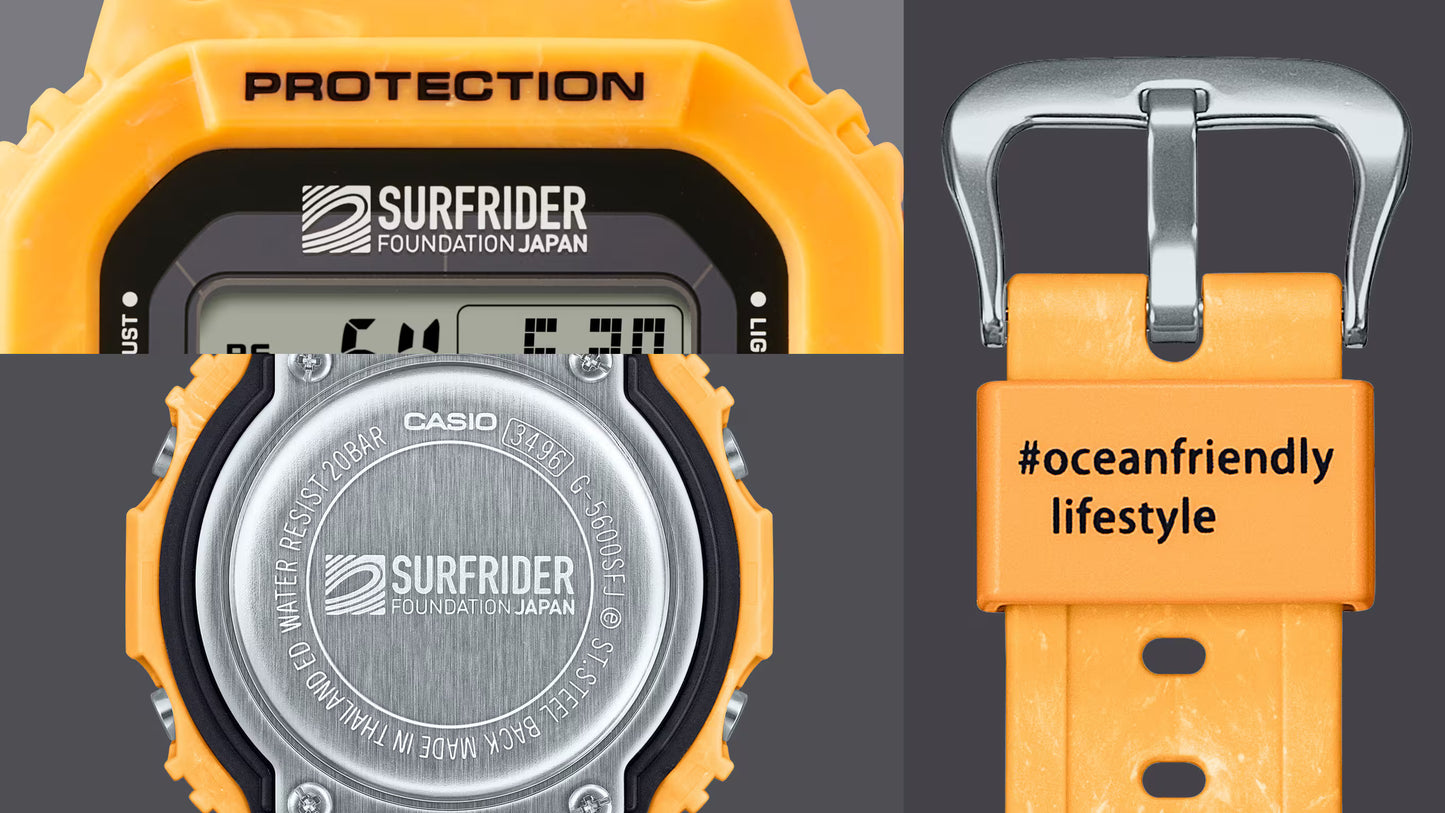 CASIO G-SHOCK G5600SFJ-9 SURFRIDER FOUNDATION DIGITAL WATCH