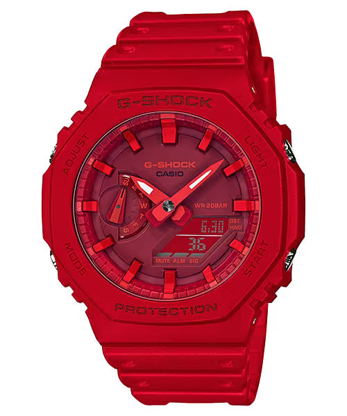 CASIO G-SHOCK GA2100-4A RED MEN'S WATCH