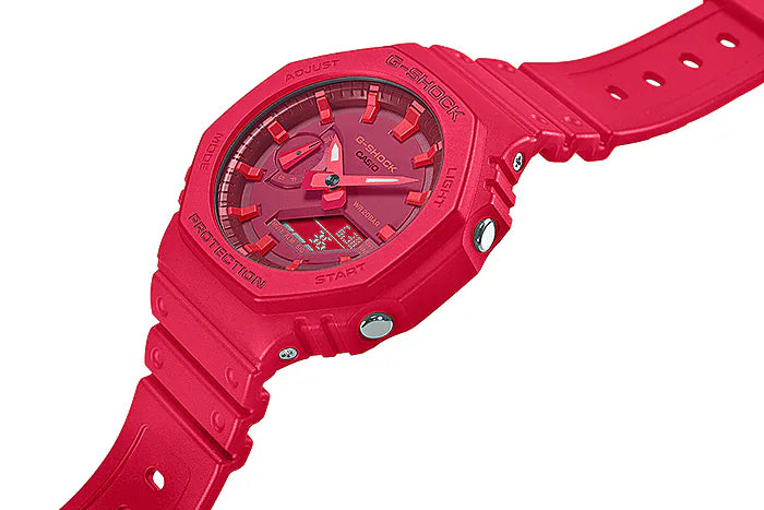 CASIO G-SHOCK GA2100-4A RED MEN'S WATCH