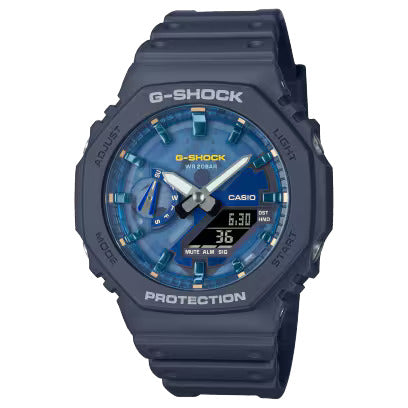 CASIO G-SHOCK GA-2100AS-2A OASIS SERIES NAVY BLUE A/D WATCH