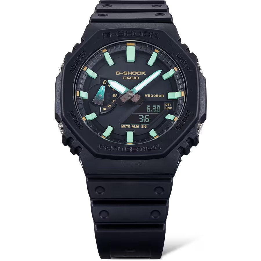 CASIO G-SHOCK GA-2100RC-1A "CASIOAK" BLACK A/D WATCH