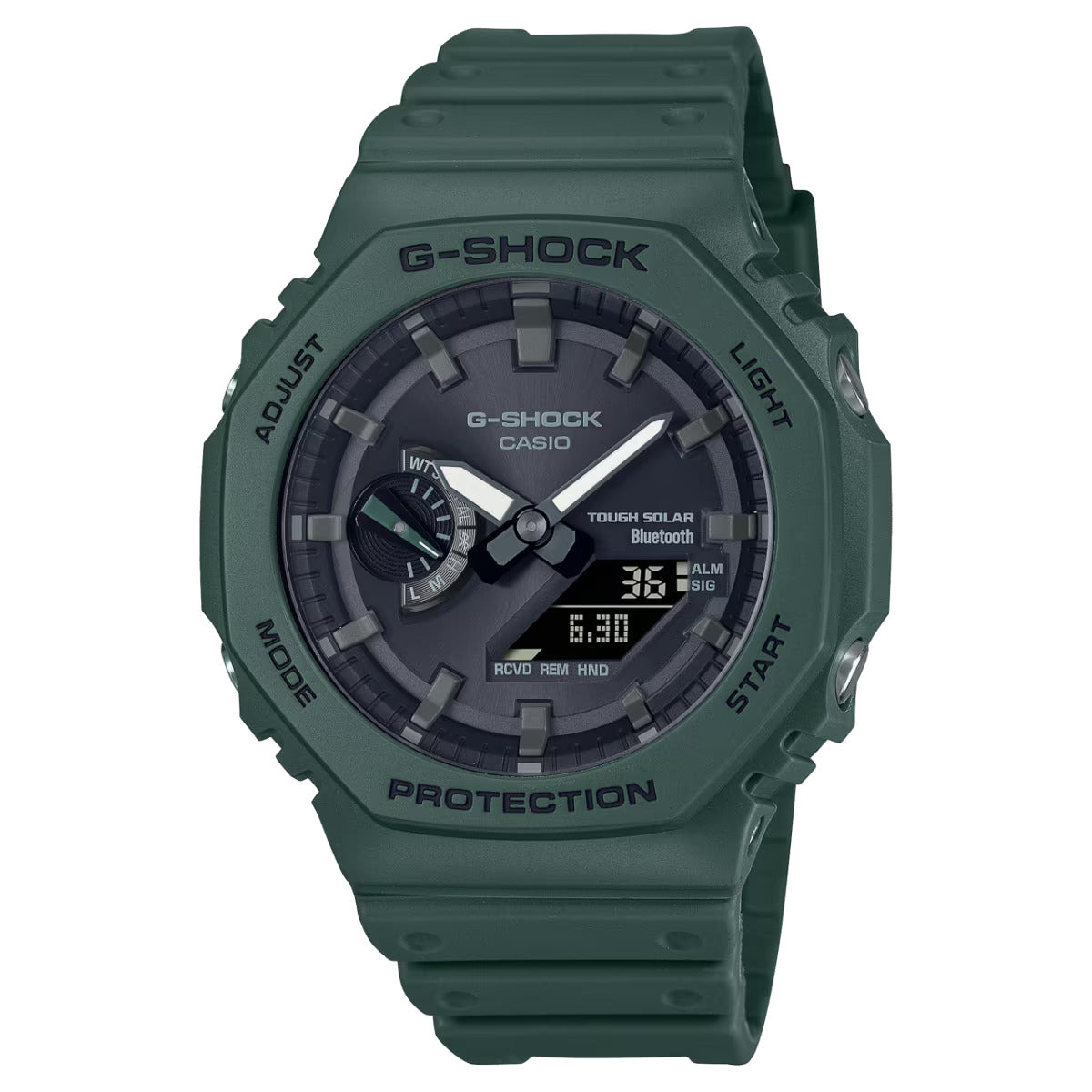 CASIO G-SHOCK GA-B2100-3A "CASIOAK" GREEN SOLAR BLUETOOTH A/D WATCH
