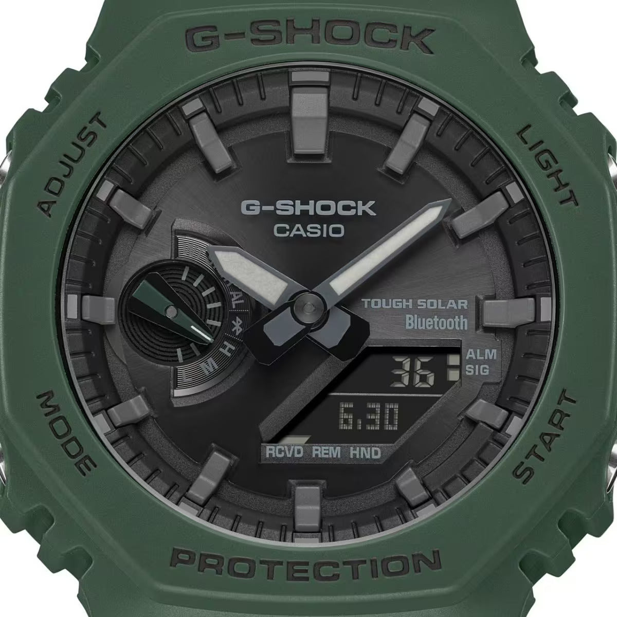 CASIO G-SHOCK GA-B2100-3A "CASIOAK" GREEN SOLAR BLUETOOTH A/D WATCH