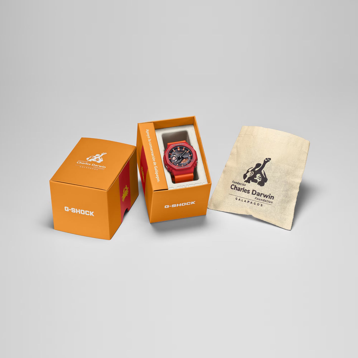 CASIO G-SHOCK GA-B2100DF-4A DARWIN SALTY LIGHTFOOT CRAB ORANGE A/D WATCH