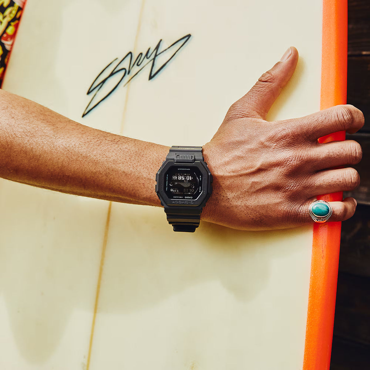 CASIO G-SHOCK GBX-100NS-1 G-LIDE BLACK DIGITAL WATCH