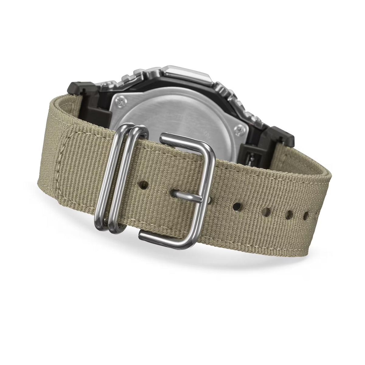 CASIO G-SHOCK GM-2100C-5A FABRIC BAND STEEL BEZEL A/D WATCH
