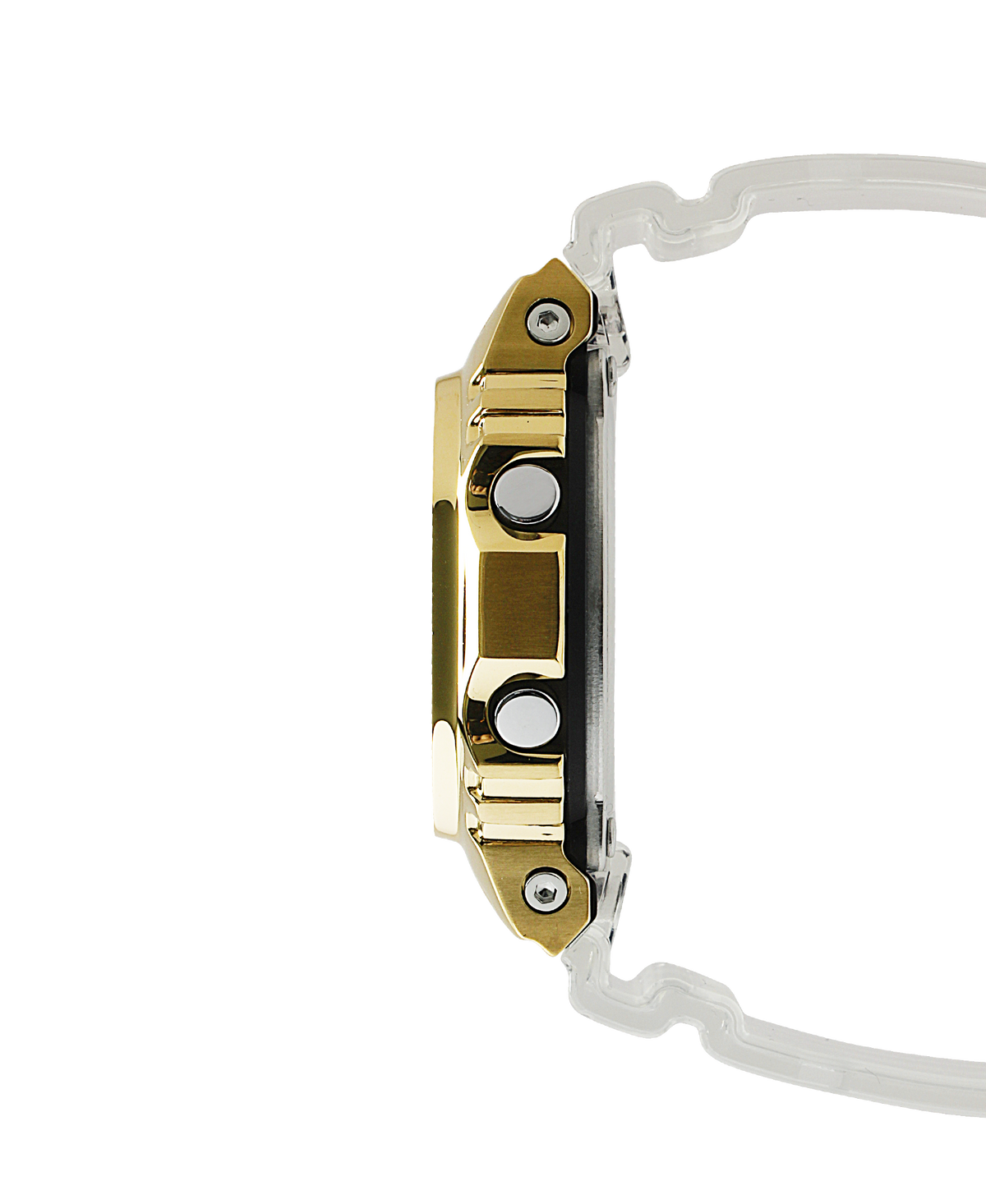 CASIO G-SHOCK GM-5600SG-9 GOLD TRANSPARENT BAND DIGITAL WATCH