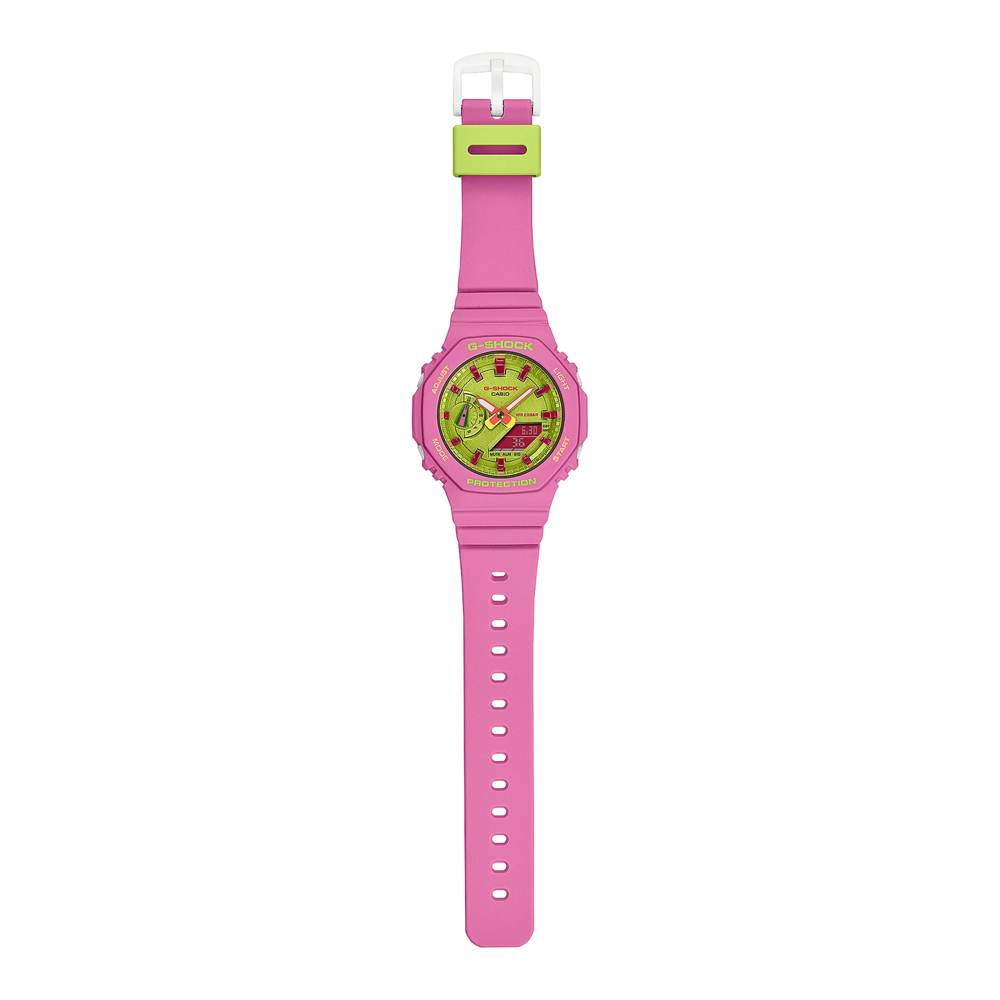 CASIO G-SHOCK GMAS2100BS-4A PINK ANALOG/DIGITAL WATCH