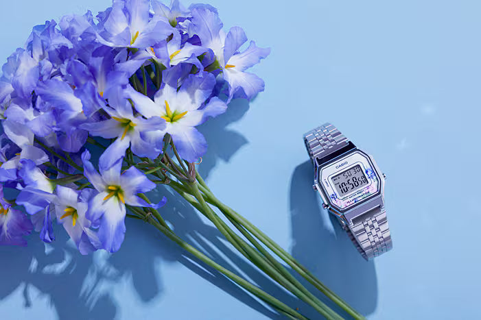 CASIO LA680WA-4C LA680WA FLORAL DESIGN WOMEN'S DIGITAL WATCH
