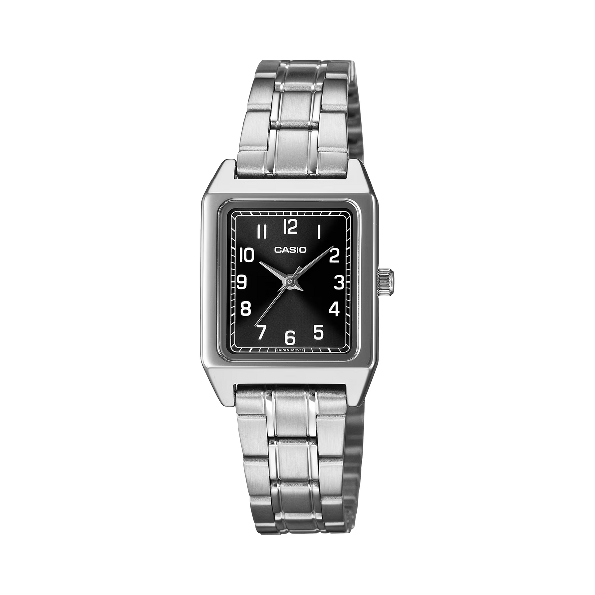 CASIO LTP-B150DA-1B LTPB150 BLACK DIAL WOMEN'S STAINLESS STEEL WATCH