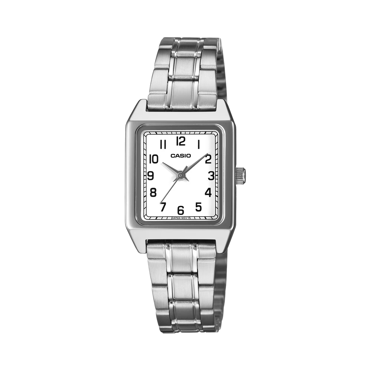 CASIO LTP-B150DA-7B LTPB150 WHITE DIAL WOMEN'S STAINLESS STEEL WATCH