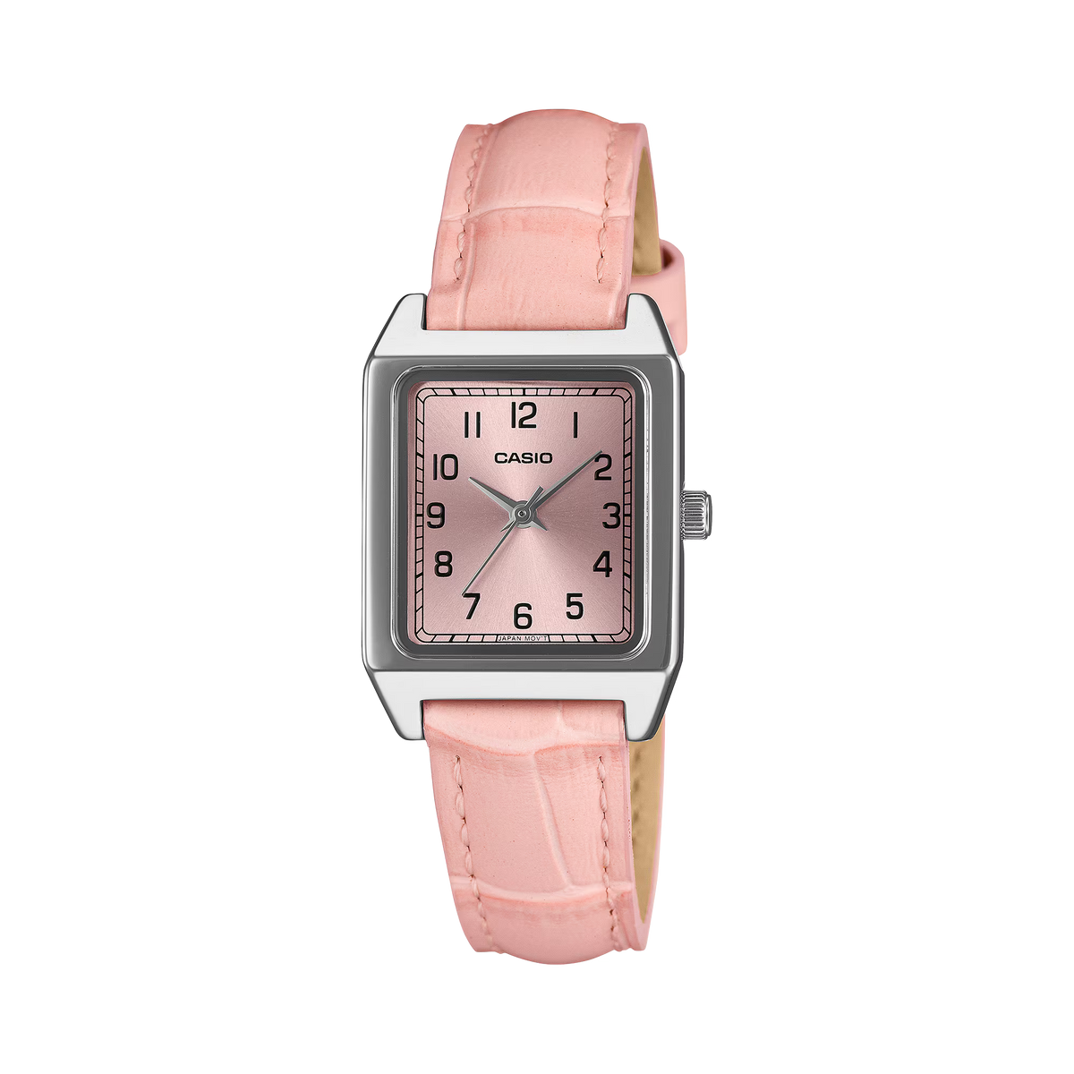 CASIO LTP-B150LA-4B LTPB150 PINK DIAL LEATHER BAND WOMEN'S WATCH