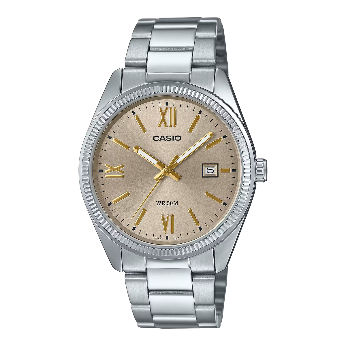 CASIO MTP-1302DD-9AV SUNRAY DIAL 38.5MM QUARTZ ANALOG WATCH