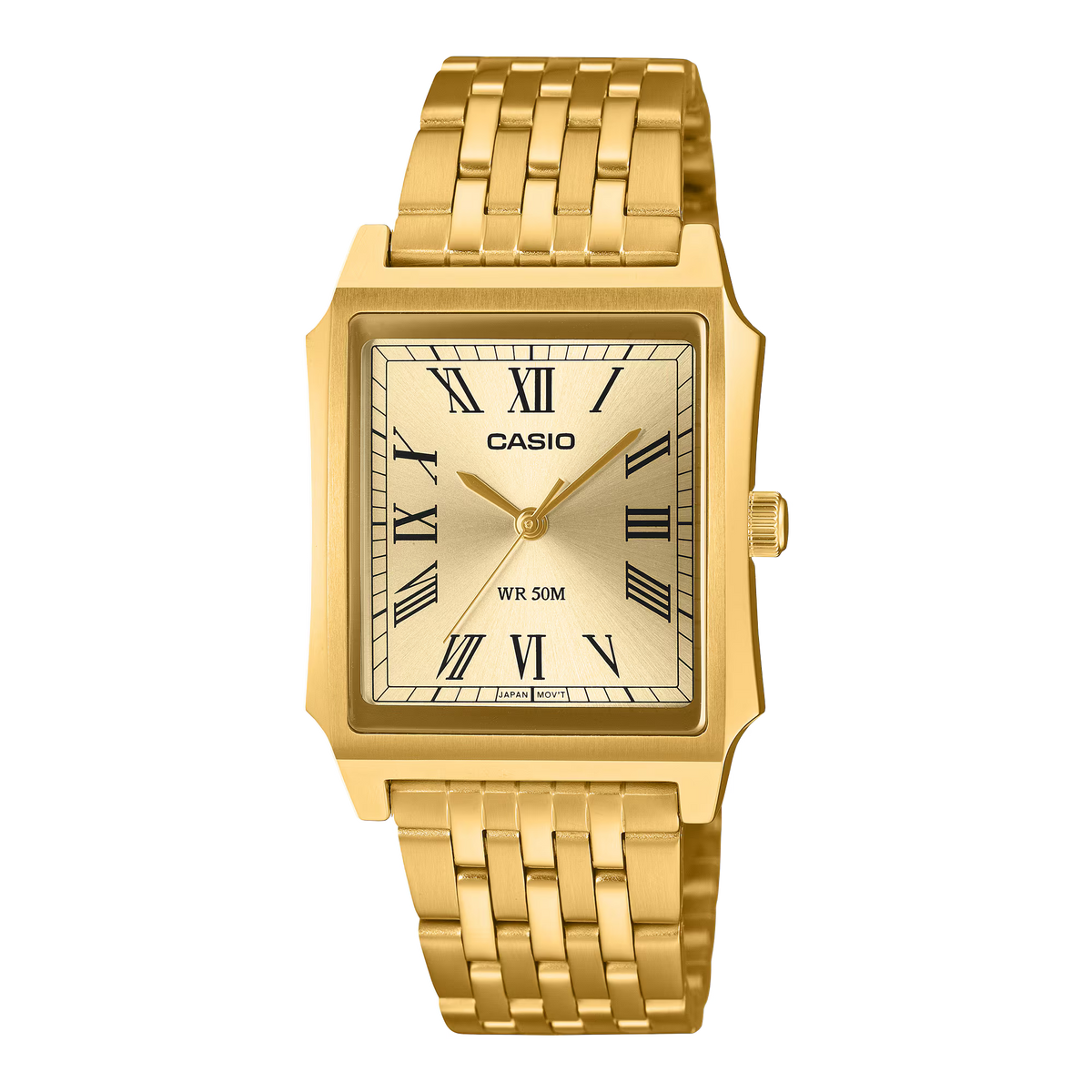 CASIO MTP-B190G-9BV GOLD TONE STAINLESS STEEL QUARTZ MEN'S WATCH