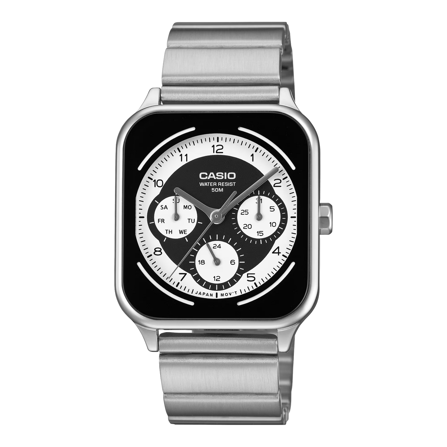 CASIO MTP-M307D-1BV NEW QUARTZ ANALOG BLACK DIAL MEN'S WATCH