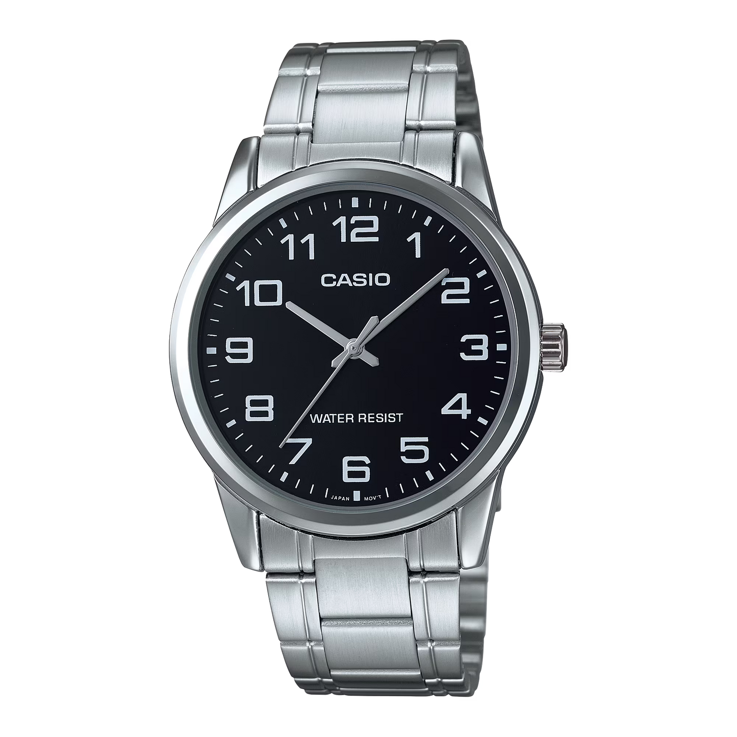 CASIO MTP-V001D-1B BLACK DIAL 38MM QUARTZ ANALOG WATCH