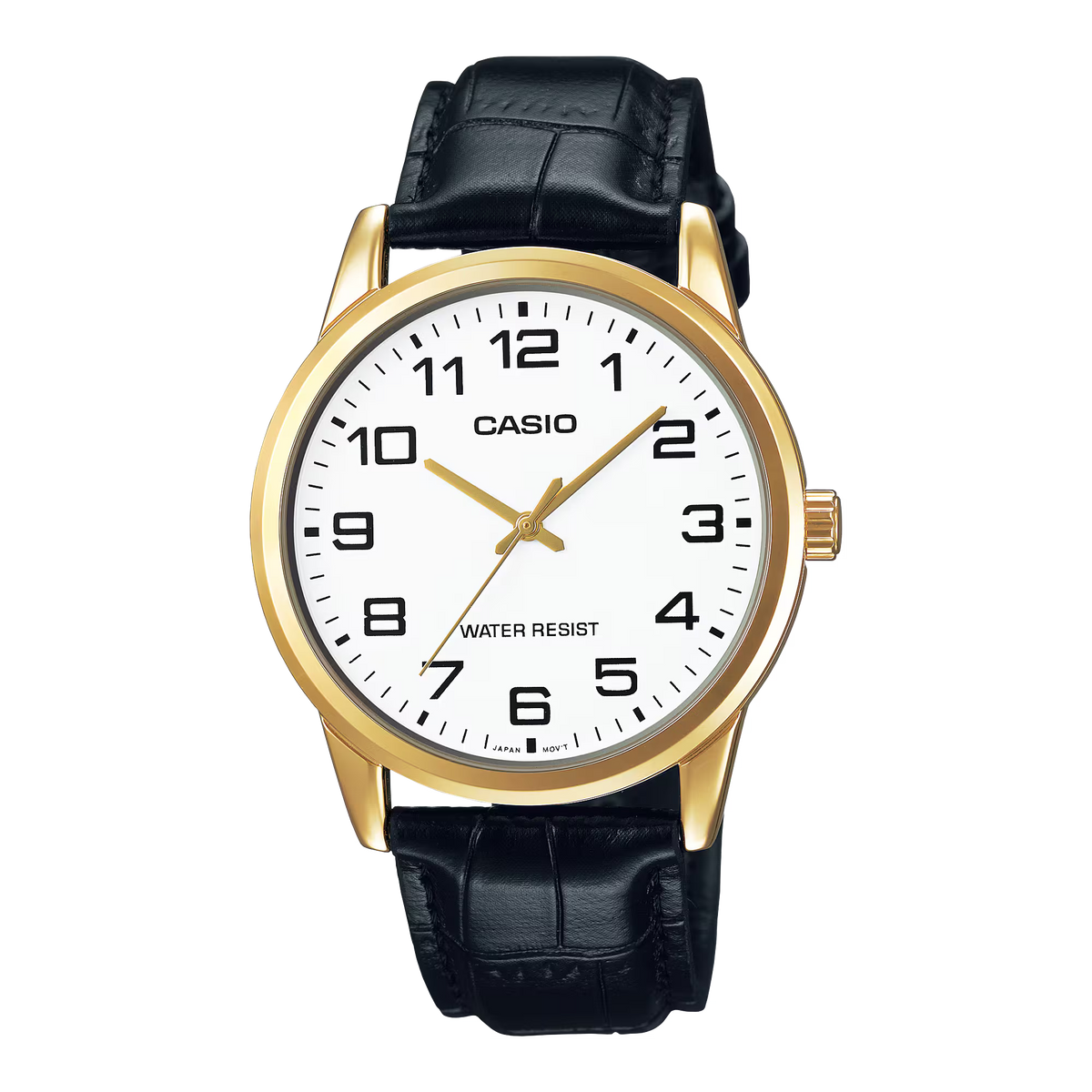 CASIO MTP-V001GL-7B GOLD TONE WHITE DIAL QUARTZ MEN'S WATCH
