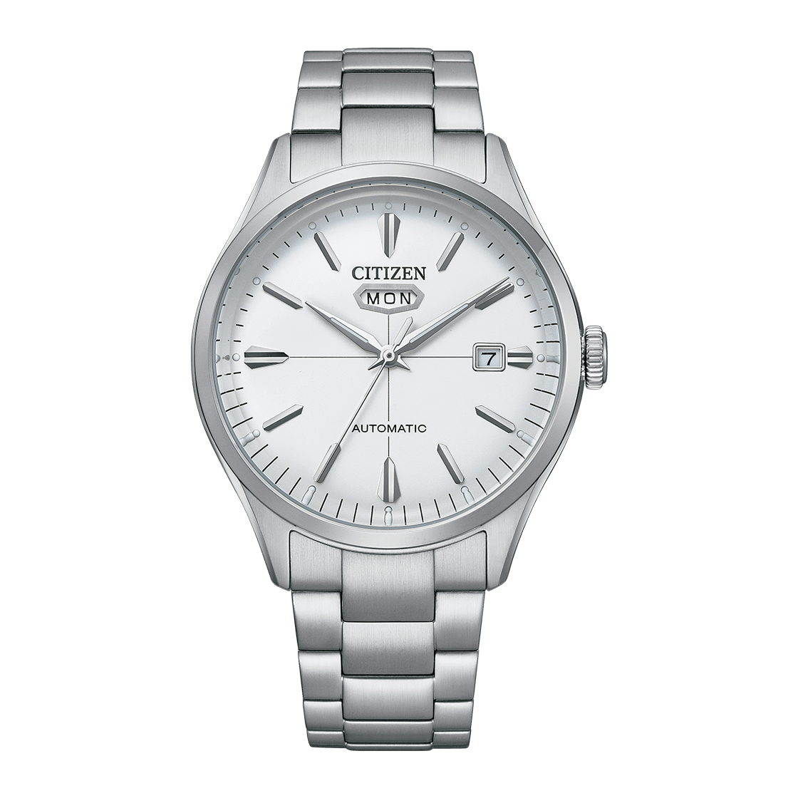 CITIZEN NH8391-51A AUTOMATIC WHITE DIAL MENS WATCH