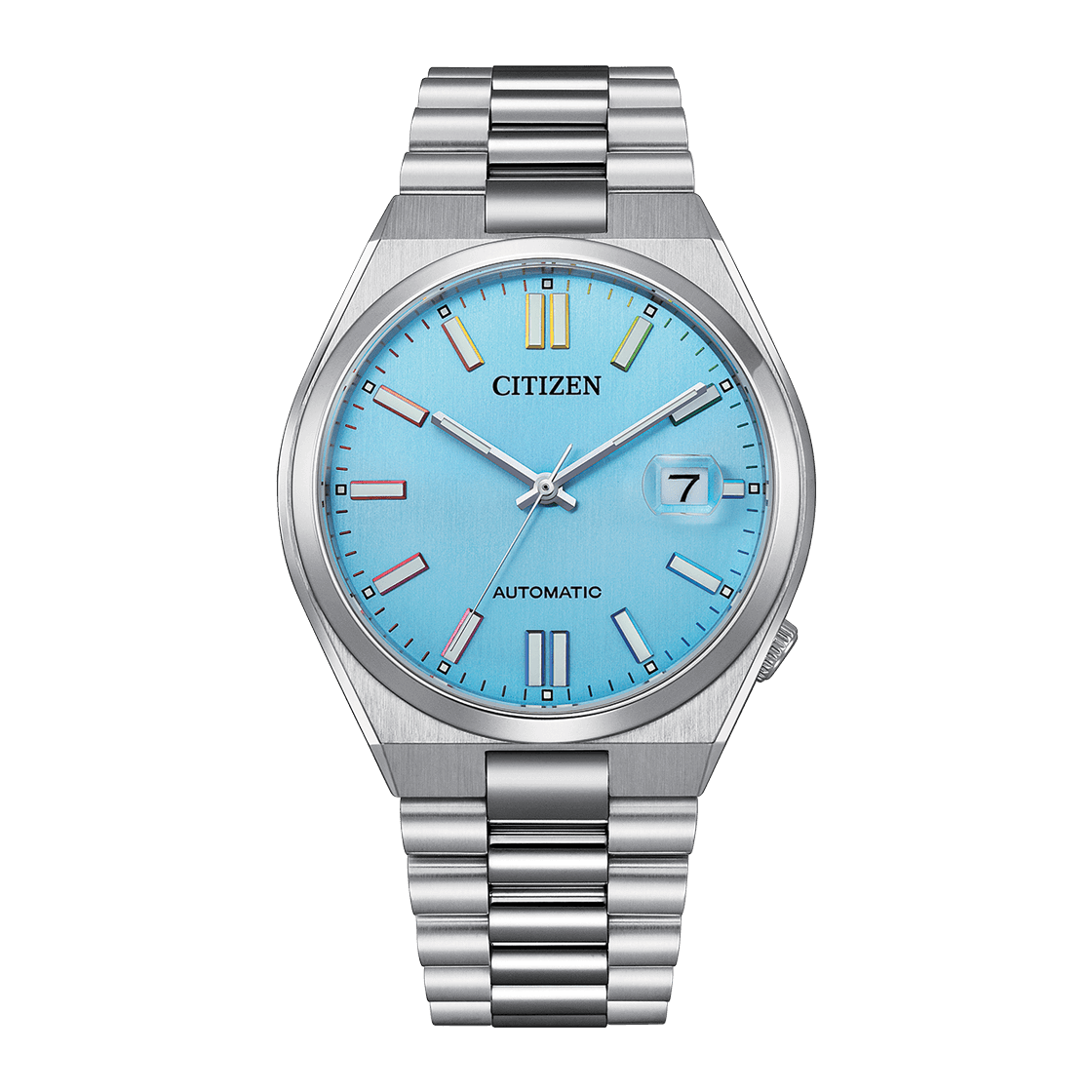 CITIZEN NJ0151-53L TSUYOSA AUTOMATIC LIGHT ICE BLUE DIAL MENS WATCH