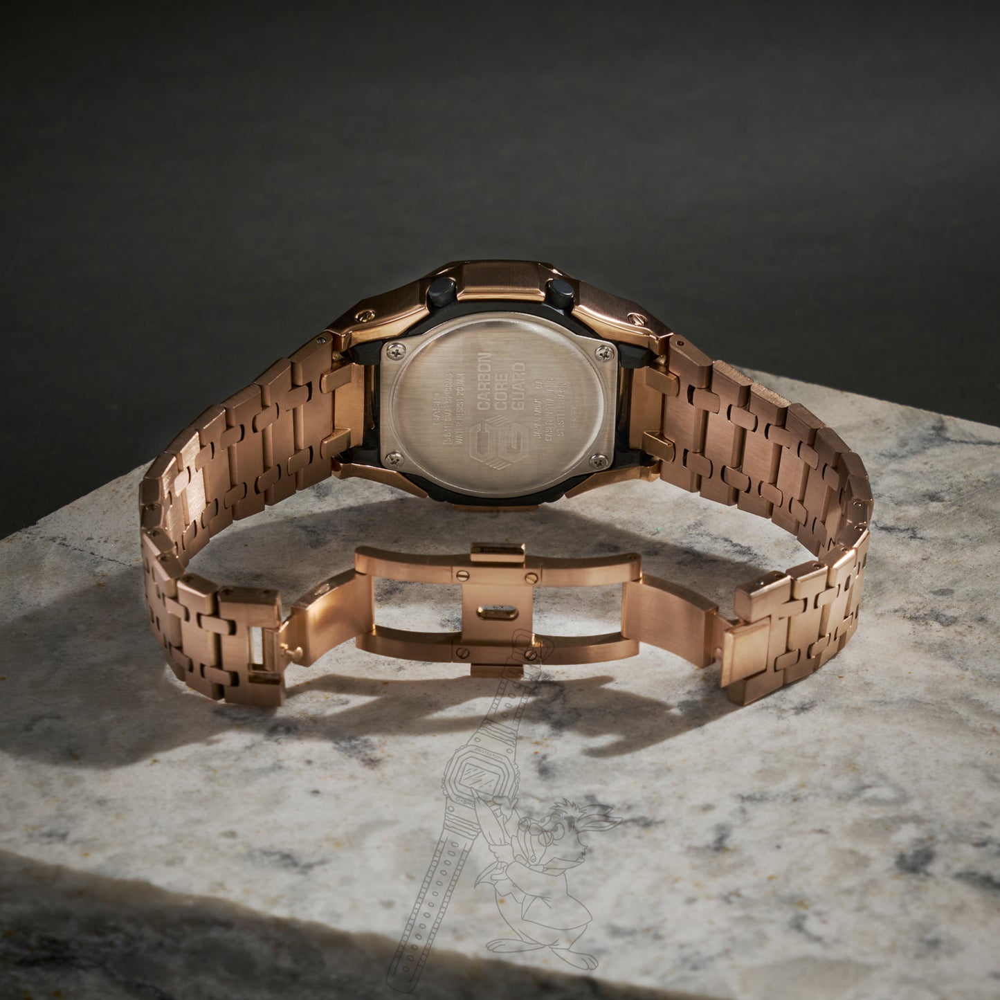 CASIOAK ROSE GOLD G-SHOCK MOD GMA-S2100 WOMEN’S / MID-SIZE WATCH