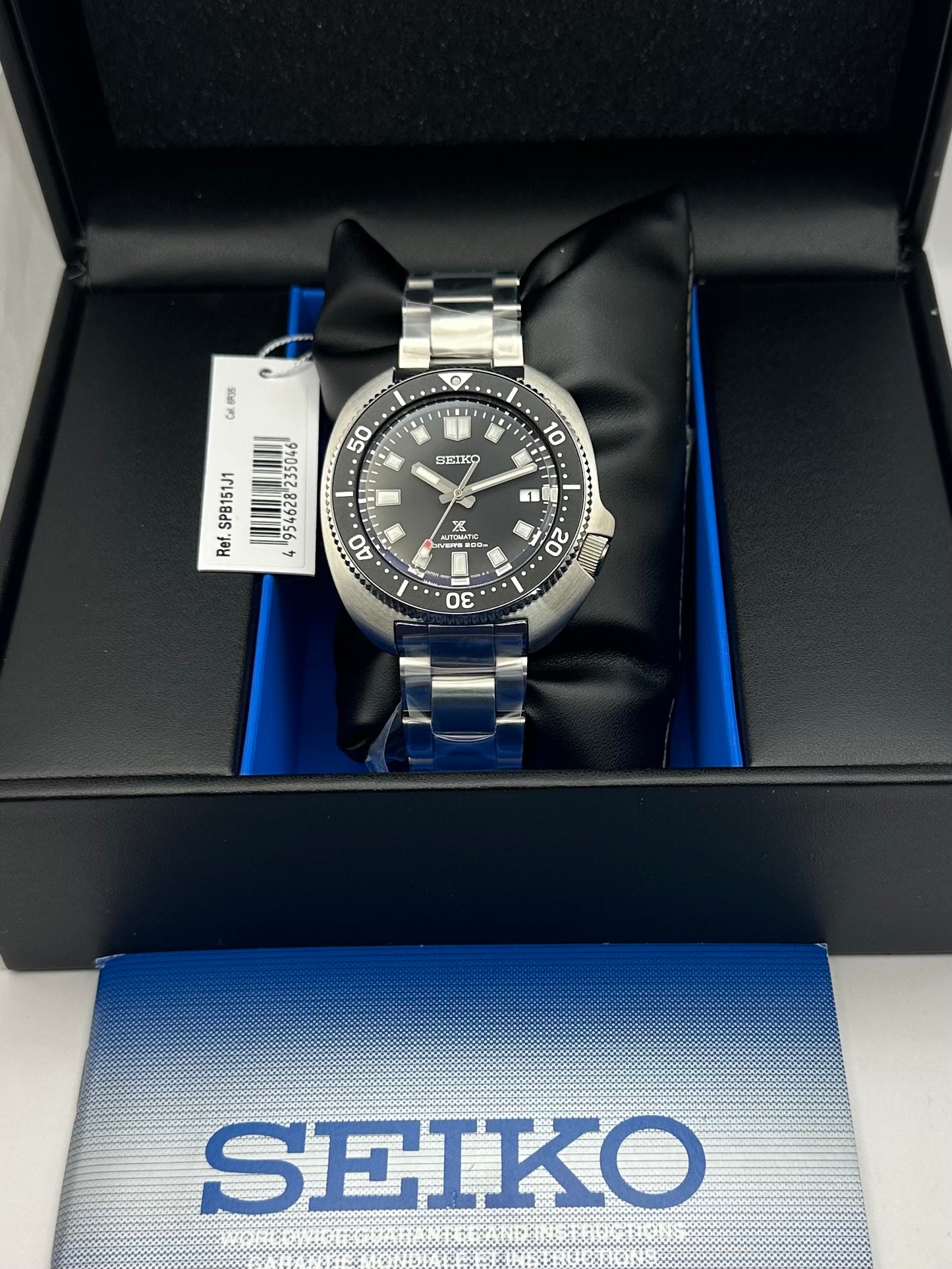 SEIKO SPB151J1 SPB151 CAPTAIN WILLARD BLACK DIAL DIVER'S WATCH