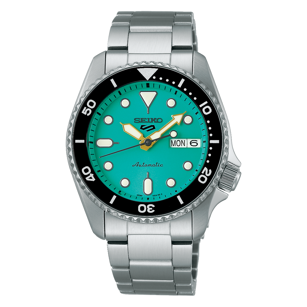 SEIKO 5 SRPK33K1 SRPK33 "5KX" SKX SPORTS TEAL DIAL MIDSIZE WATCH