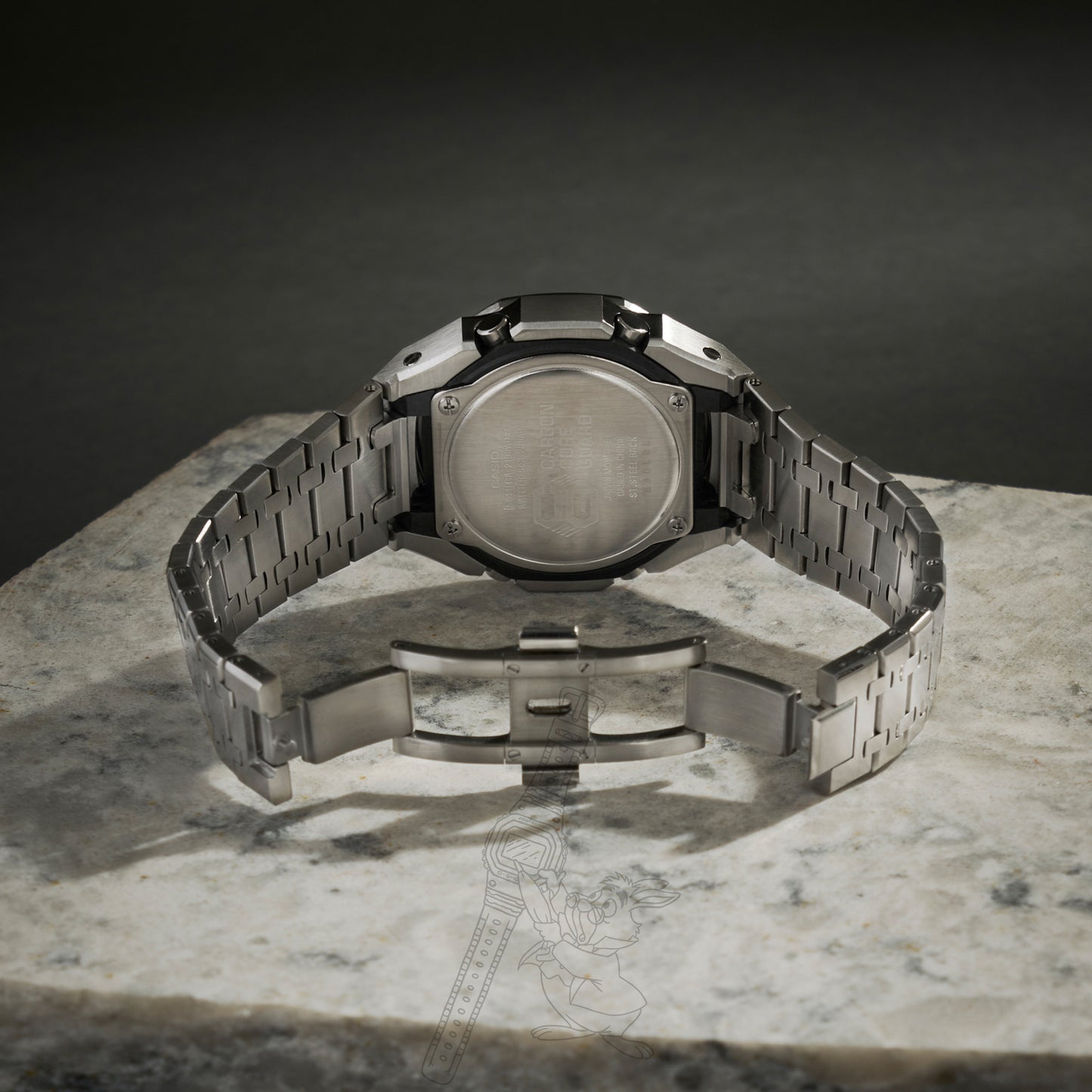 CASIOAK SILVER / WHITE DIAL G-SHOCK MOD GA2100 GA-2100 MEN’S WATCH