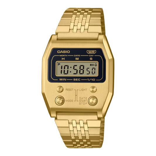 CASIO A1100G-5VT A1100G A1100 VINTAGE GOLD DIGITAL WATCH