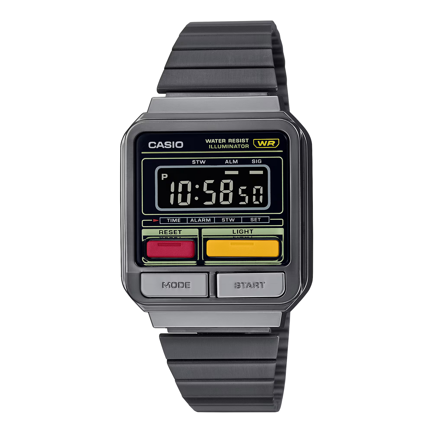 CASIO A120WEGG-1B A120WEGG A120 VINTAGE BLACK DIGITAL WATCH