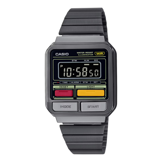 CASIO A120WEGG-1B A120WEGG A120 VINTAGE BLACK DIGITAL WATCH