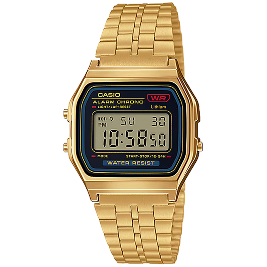 CASIO A159WGEA-1VT A159WGEA-1 A159 GOLD DIGITAL WATCH