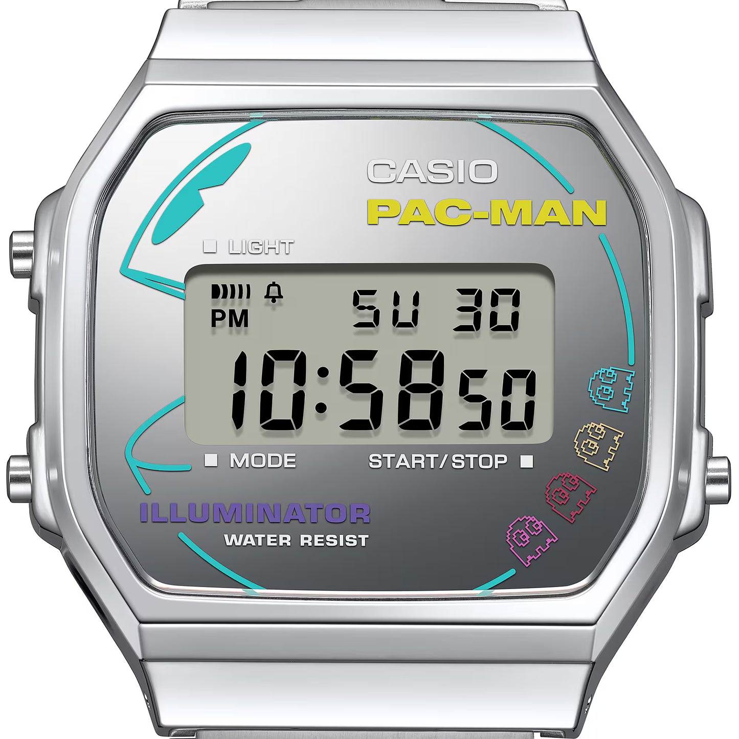 CASIO A168WEPC-7A A168 PAC-MAN COLLABORATION DIGITAL WATCH