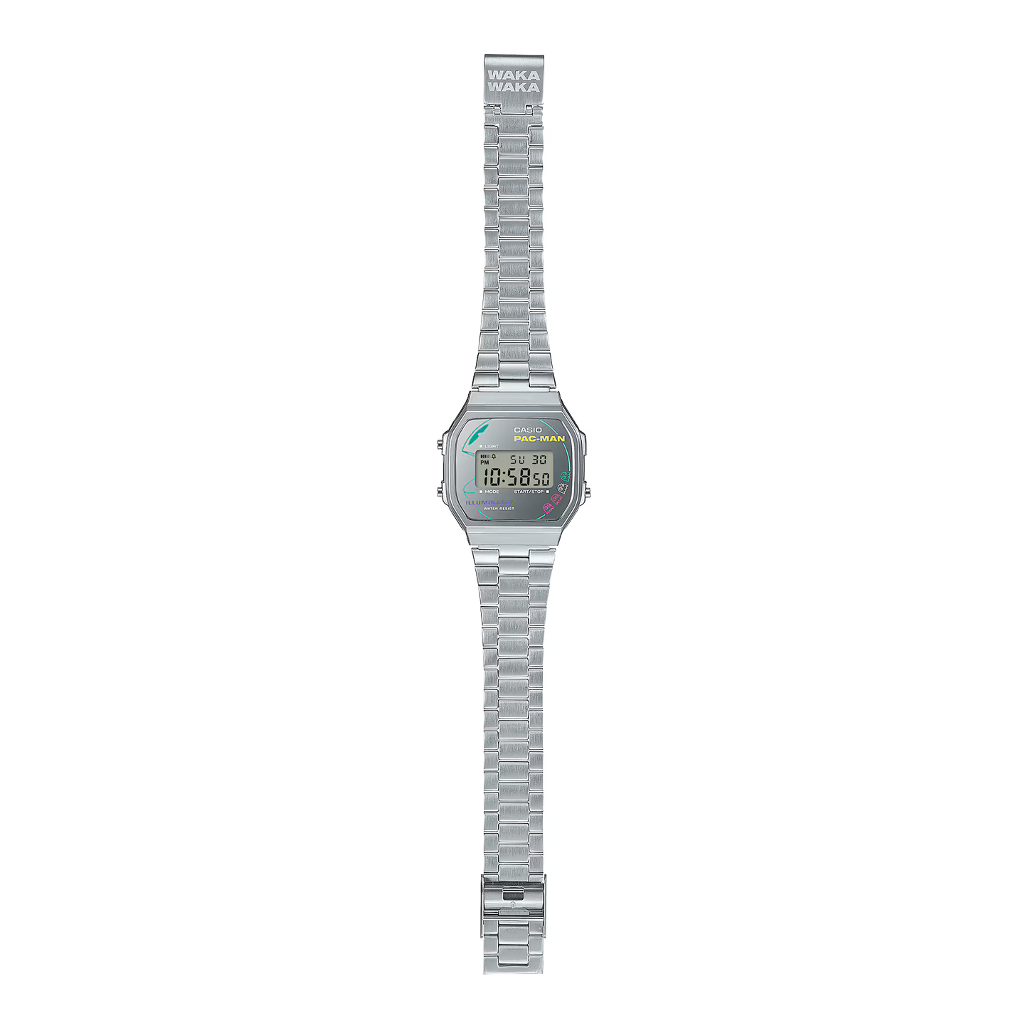 CASIO A168WEPC-7A A168 PAC-MAN COLLABORATION DIGITAL WATCH