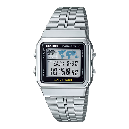 CASIO A500WA-1 A500 WORLD TIME MEN'S DIGITAL WATCH