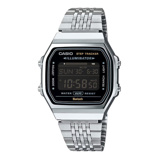 CASIO ABL-100WE-1B ABL-100WE STAINLESS STEEL BLUETOOTH DIGITAL WATCH