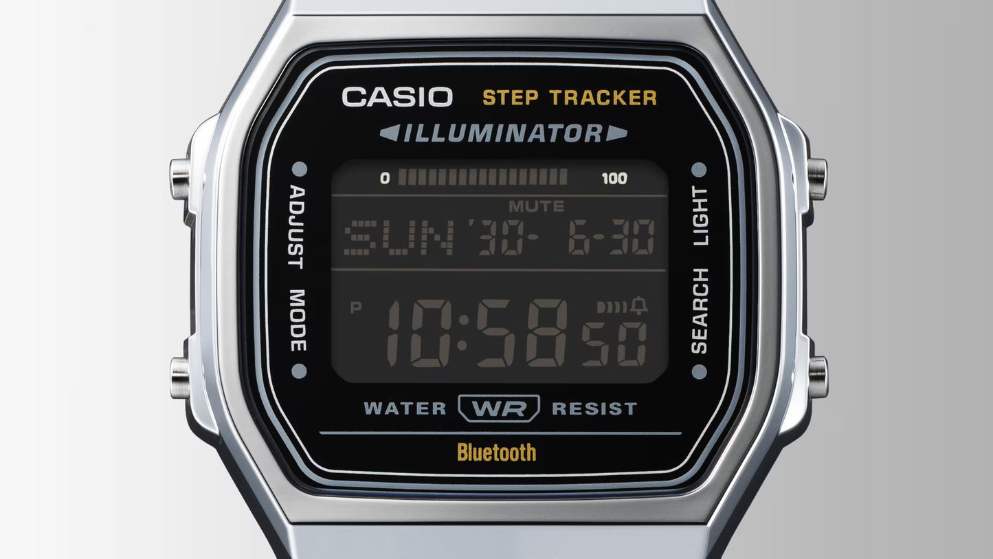 CASIO ABL-100WE-1B ABL-100WE STAINLESS STEEL BLUETOOTH DIGITAL WATCH