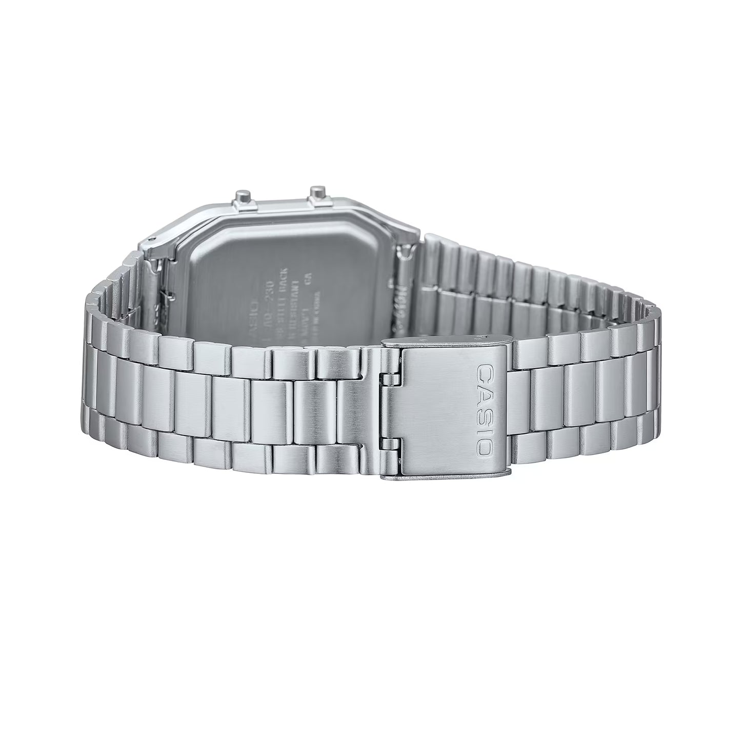 CASIO AQ-230A-7AMQY A/D QUARTZ SILVER DIAL STEEL WATCH
