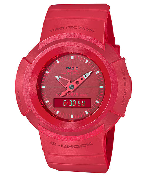 CASIO G-SHOCK AW-500BB-4E RED ANALOG/DIGITAL WATCH