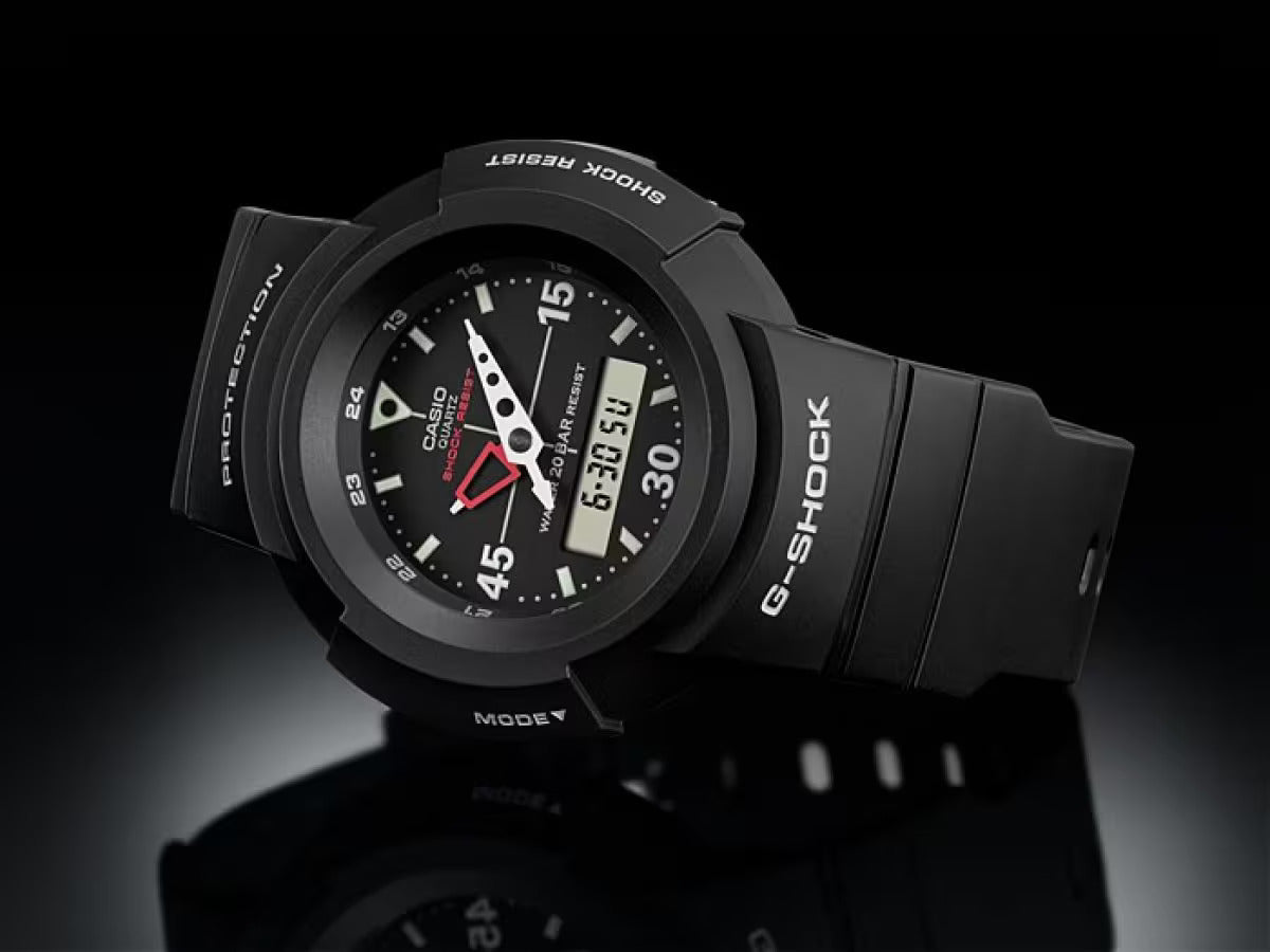 CASIO G-SHOCK AW-500E-1E BLACK ANALOG/DIGITAL WATCH